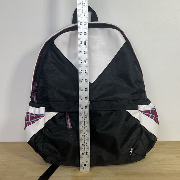 Spider Gwen Marvel ThinkGeek Backpack Black Pink school super hero laptop - Picture 2 of 7